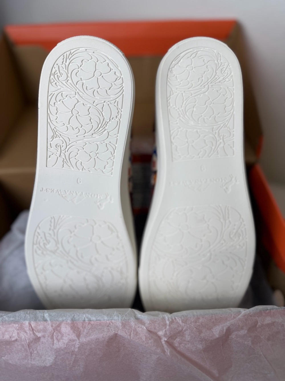 Montana West Brown Embelished Rhinestone Slip-On Sneakers NIB - Picture 7 of 9